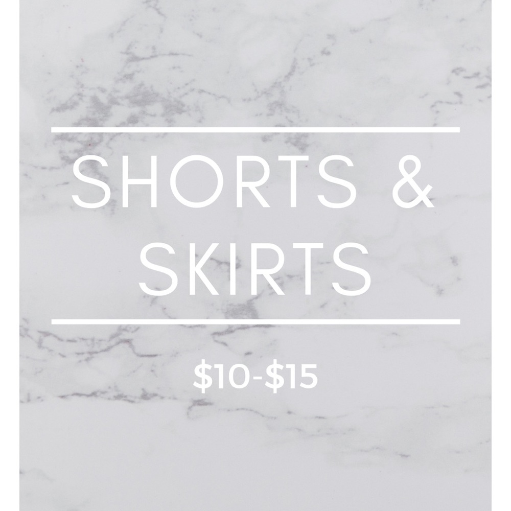 Skirts & shorts!!